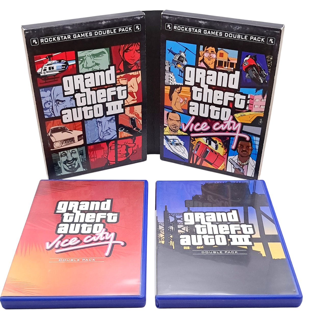 Grand theft auto Double pack (GTA 3 / Vice city) - Playstation 2 spill (PS2)