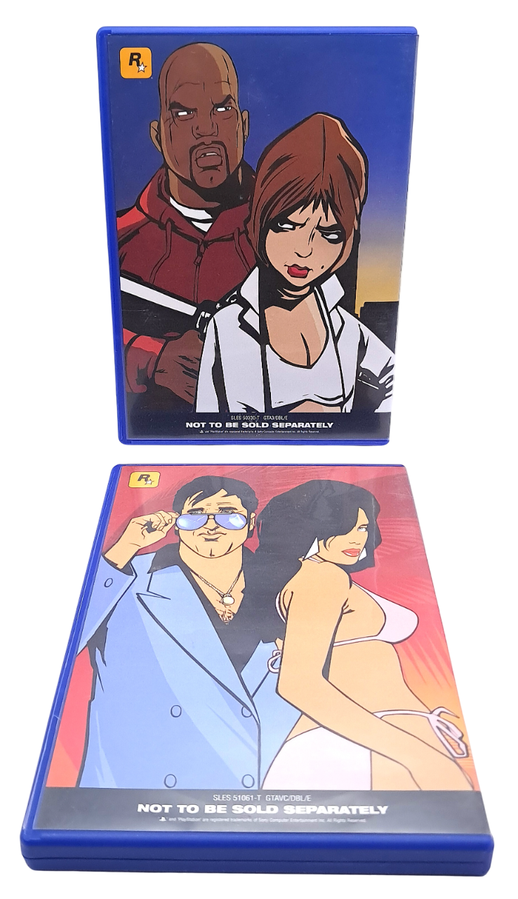 Grand theft auto Double pack (GTA 3 / Vice city) - Playstation 2 spill (PS2)