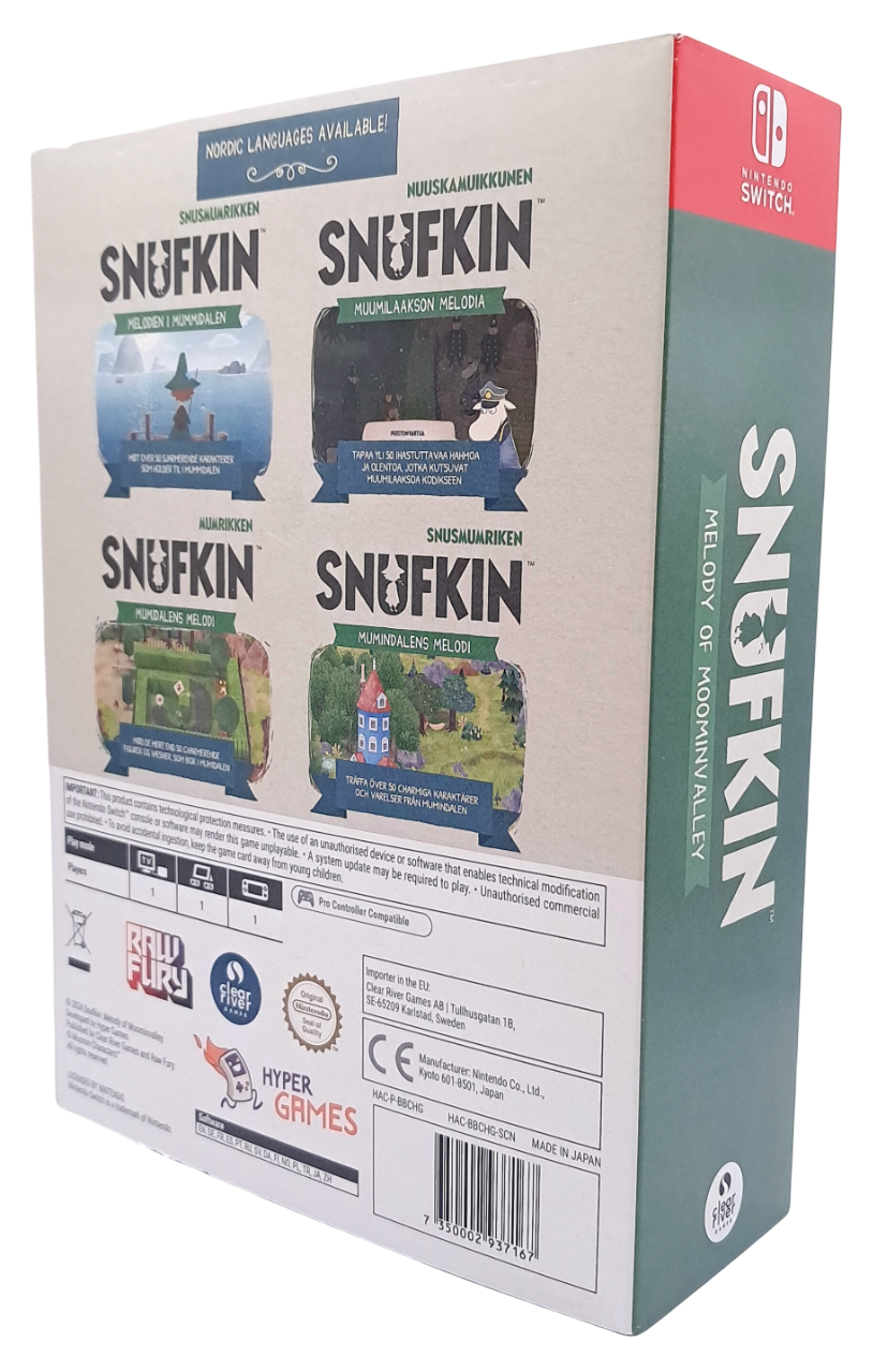 Snufkin / Snusmumrikken - Melody of moominvalley (deluxe edition) - Nintendo Switch spill