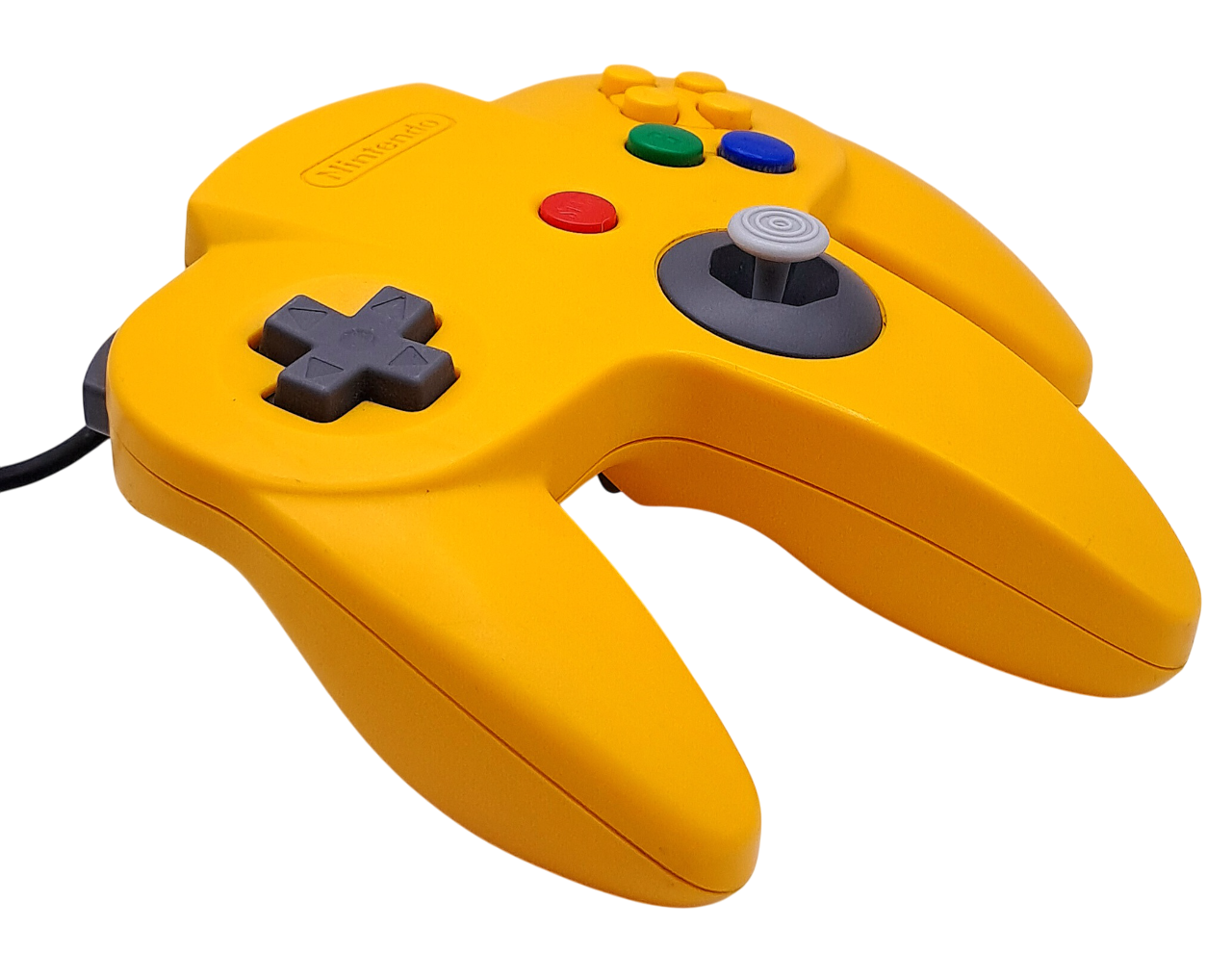 Original gul N64 kontroll - Nintendo 64 tilbehør (N64)