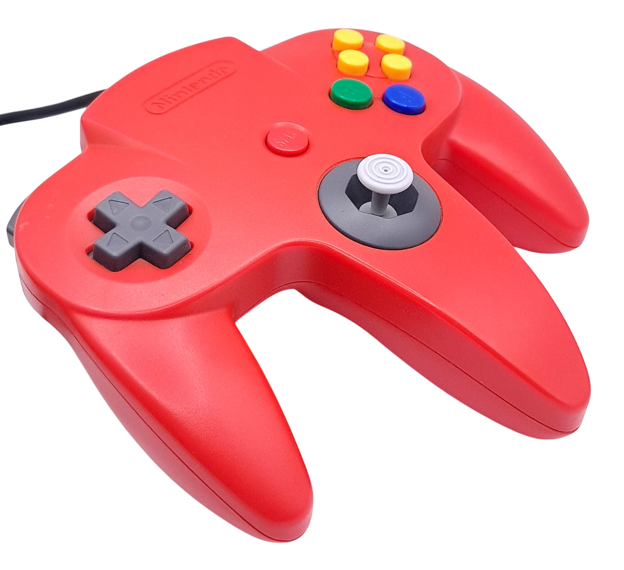 Original rød N64 kontroll - Nintendo 64 tilbehør (N64)