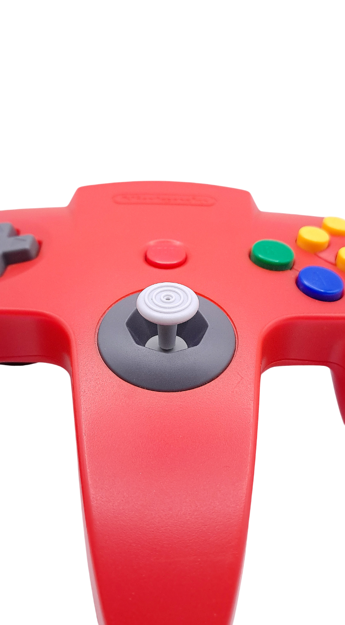 Original rød N64 kontroll - Nintendo 64 tilbehør (N64)