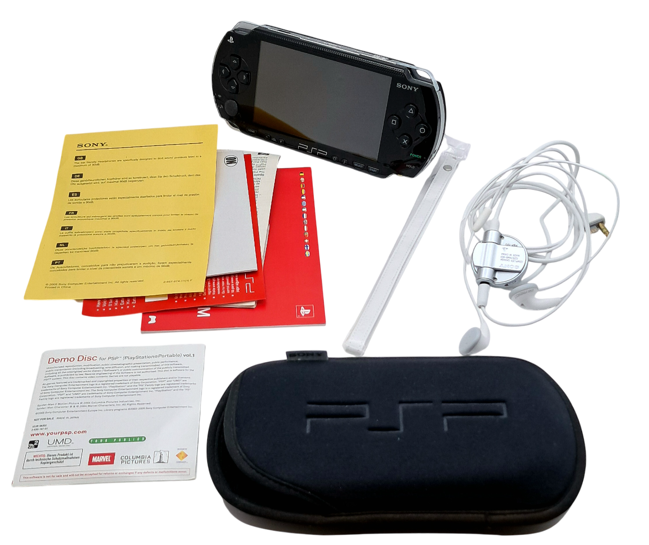 Gameplay-bilde fra Original svart sony Playstation portable håndholdt konsoll (value pack) (i eske) (PSP 1000)