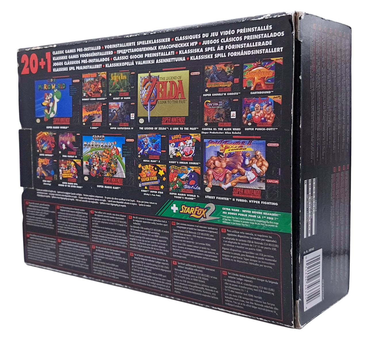 Super nintendo entertainment system classic mini konsoll (SNES) 16-Bit