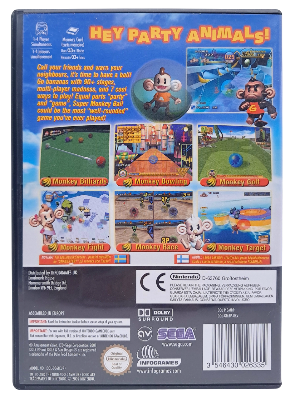 Super monkey ball - Nintendo Gamecube spill
