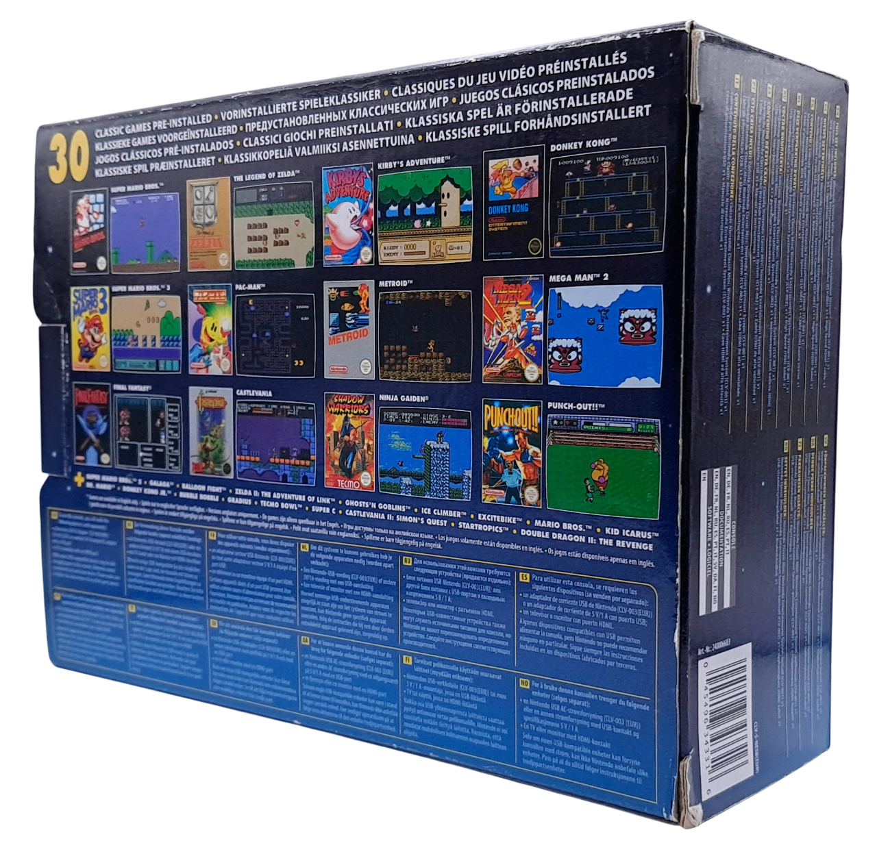 Nintendo Classic Mini (NES Mini) – 30 forhåndsinstallerte spill