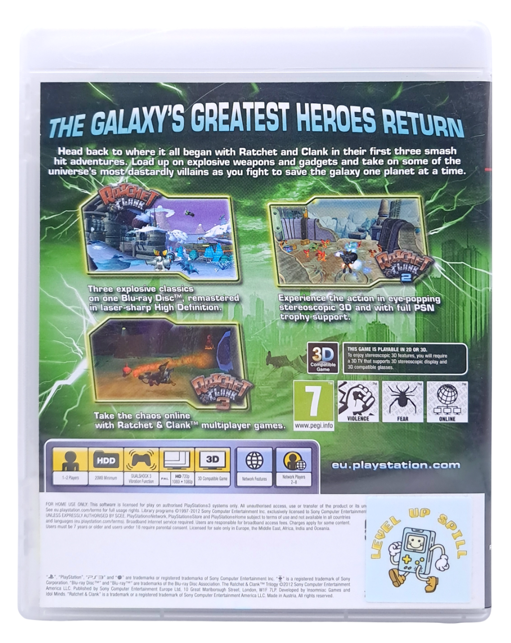 The ratchet and clank trilogy - Classics HD - Playstation 3 spill (ps3)