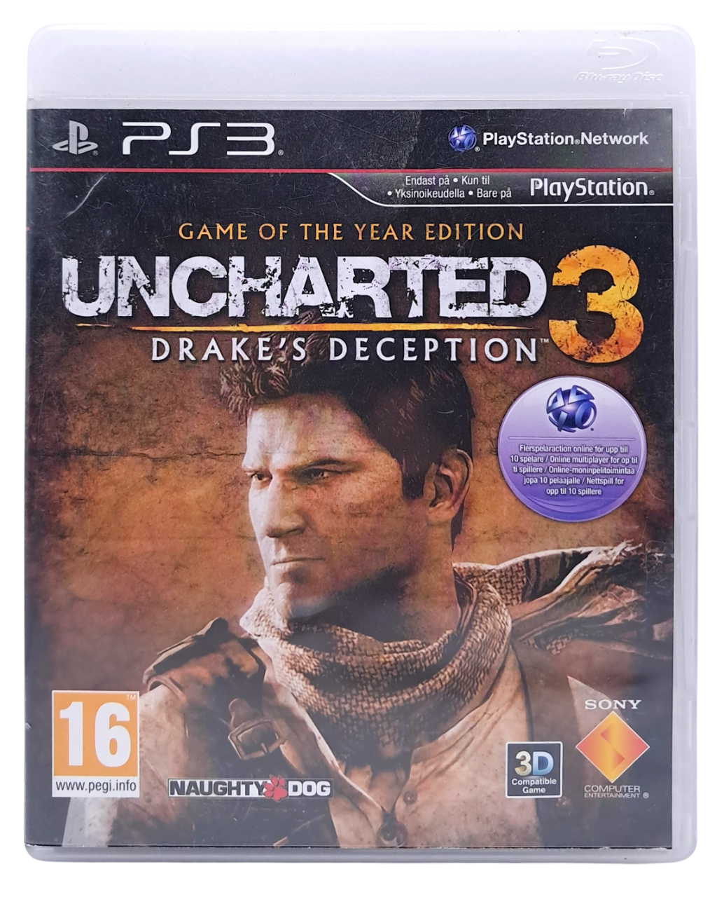 Uncharted 3 - Drake's Deception (game of the year edition) - Playstation 3 spill (ps3)