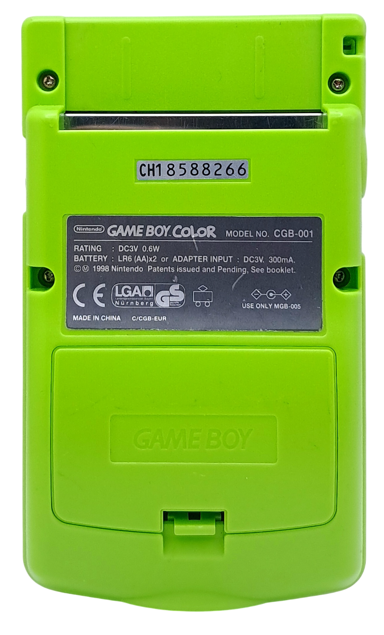 Original lime green / grønn gameboy color - Nintendo håndholdt konsoll (GBC)