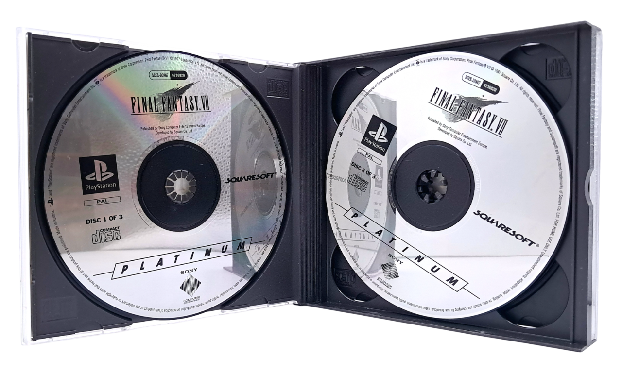 Final fantasy VII / 7 (platinum) - Playstation 1 spill (PS1)