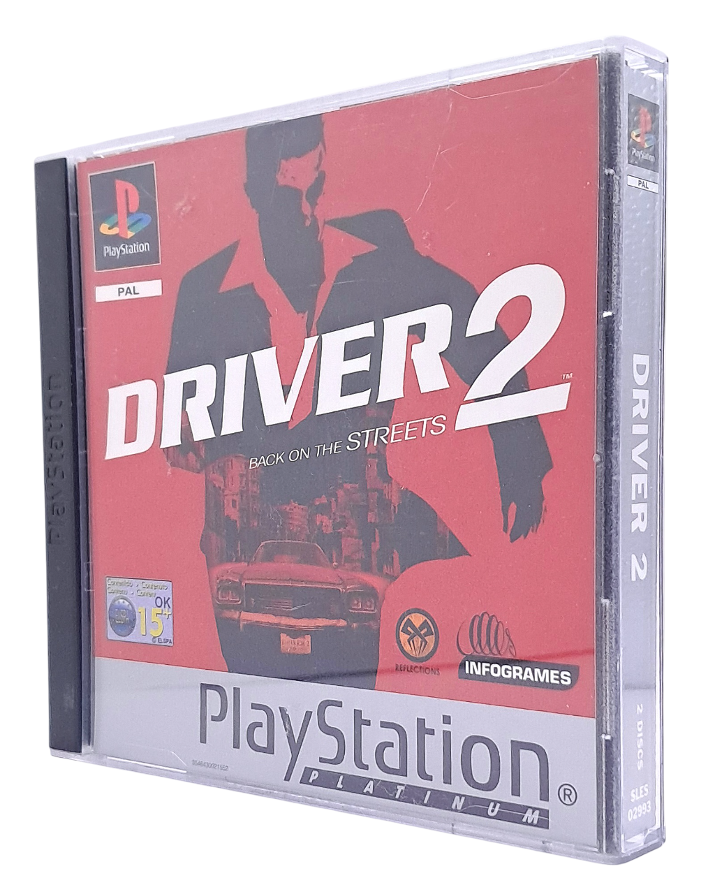 Driver 2 - Back on the streets (platinum) - Playstation 1 spill (PS1)