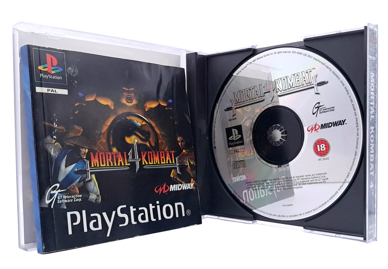 Mortal kombat 4 - Playstation 1 spill (PS1)