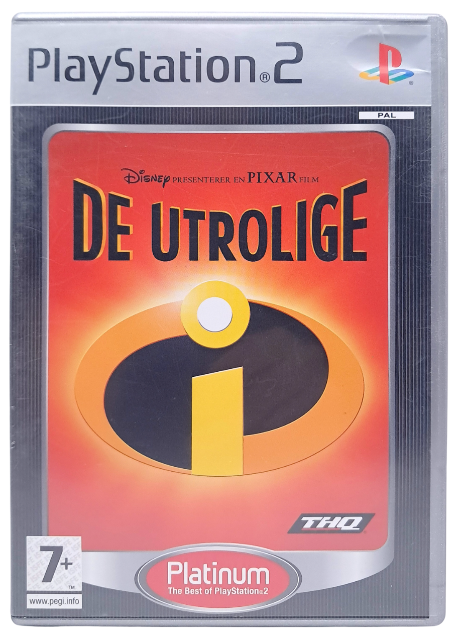 Disney pixar De utrolige / The incredibles (platinum) - Playstation 2 spill (PS2)