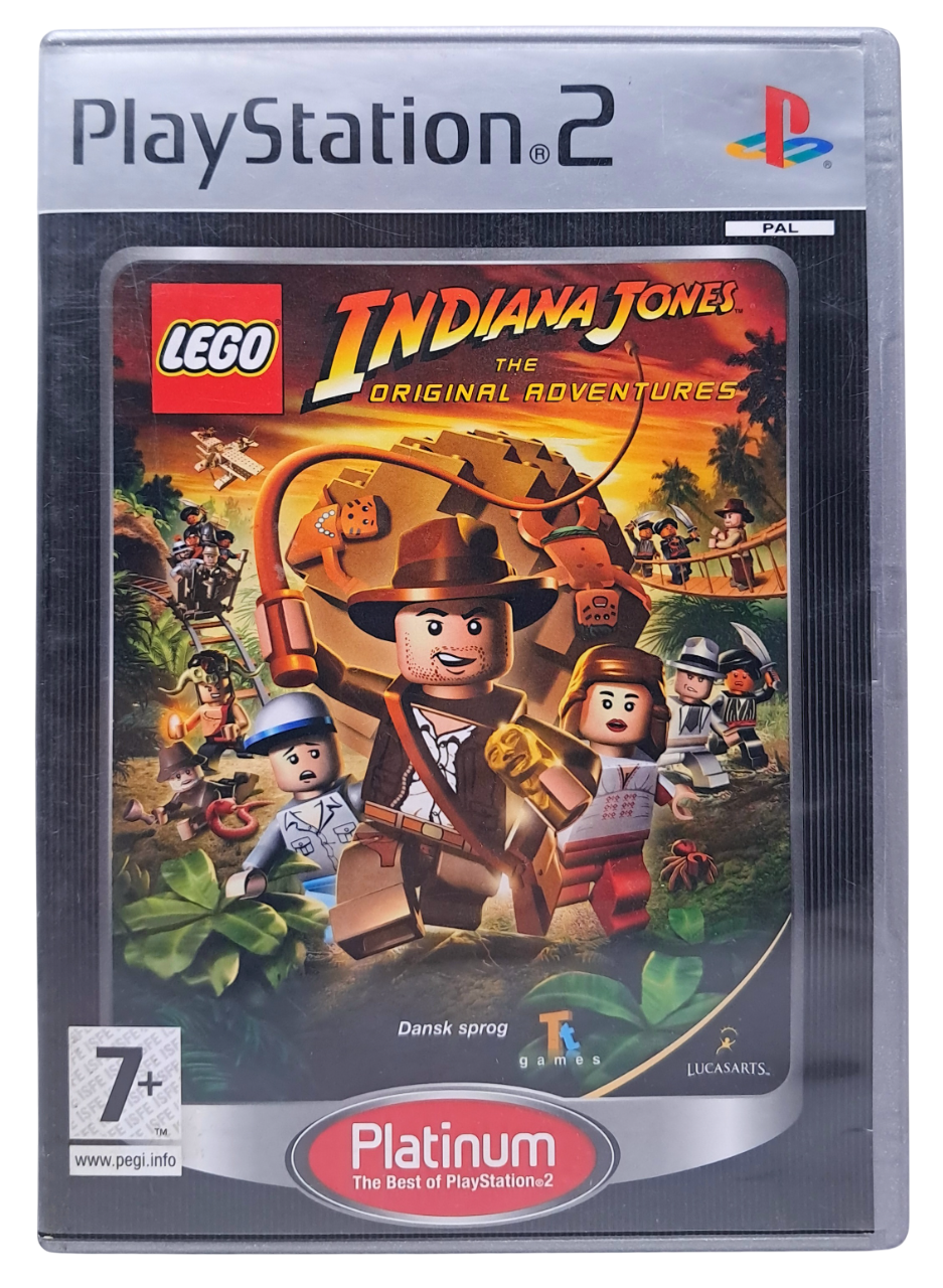 Lego indiana jones - The original adventures (platinum) - Playstation 2 spill (PS2)
