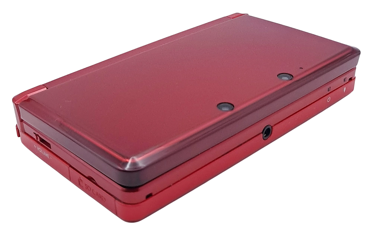 Rød / Metallic red Nintendo 3DS - Håndholdt konsoll med lader