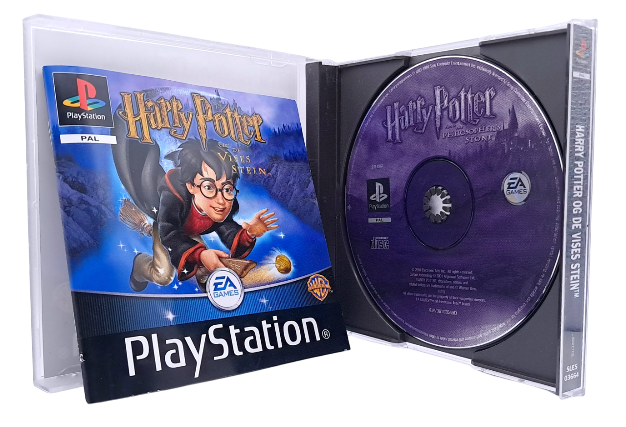 Harry Potter og de vises stein - Playstation 1 spill (PS1)