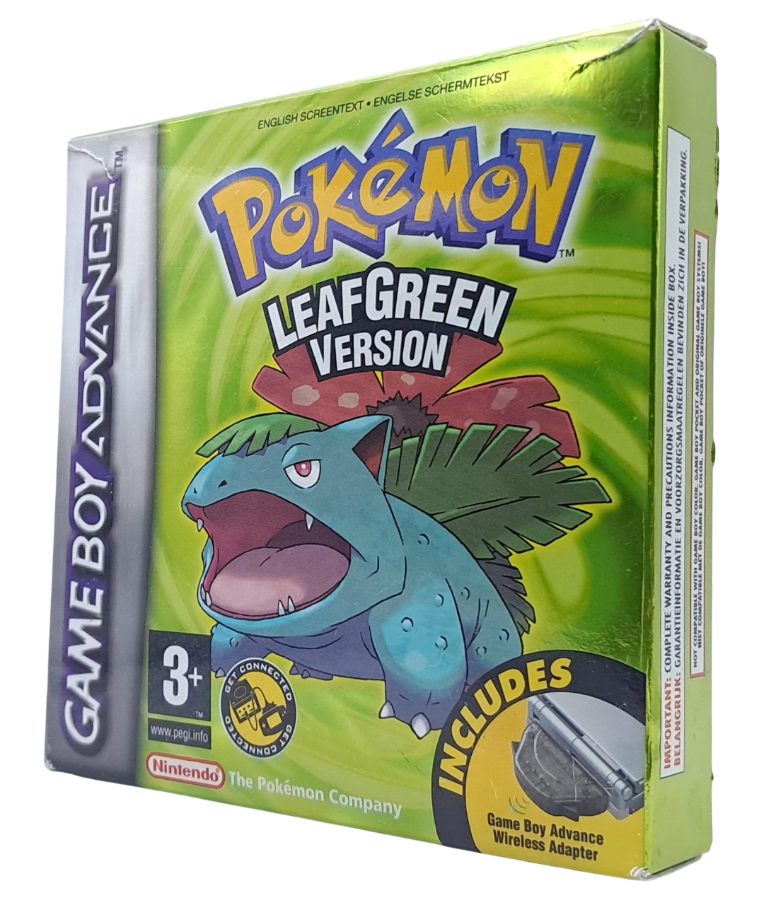 Pokemon Leafgreen (I eske) - Nintendo Gameboy advance spill (GBA) - Eksemplar 2