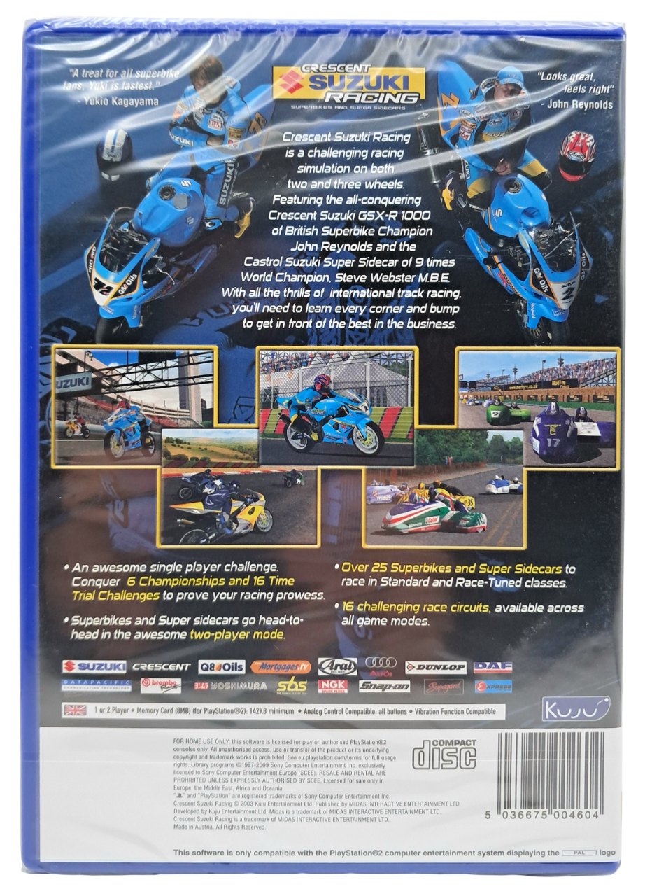 Crescent suzuki racing - Playstation 2 spill (PS2)