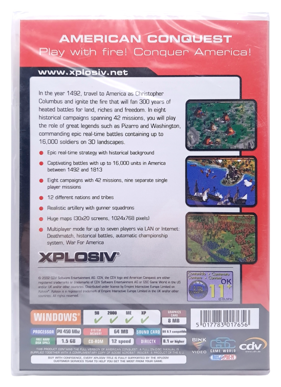 American conquest - Three centuries of war - PC spill