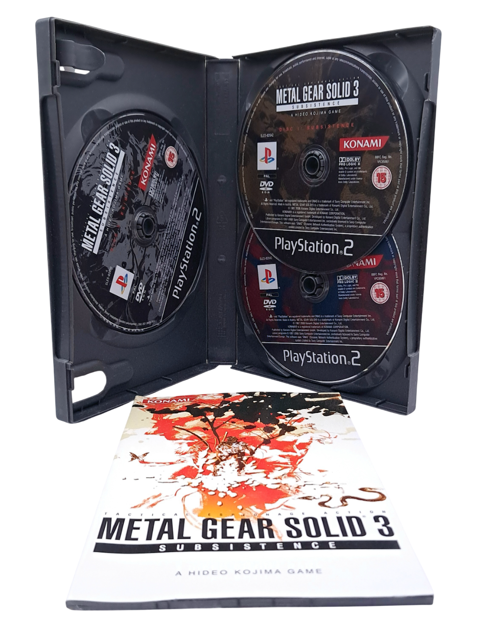 Metal gear solid 3 - Subsistence - Playstation 2 spill (PS2)