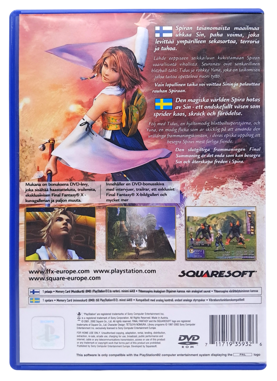 Final fantasy X (bonus DVD edition) - Playstation 2 spill (PS2)
