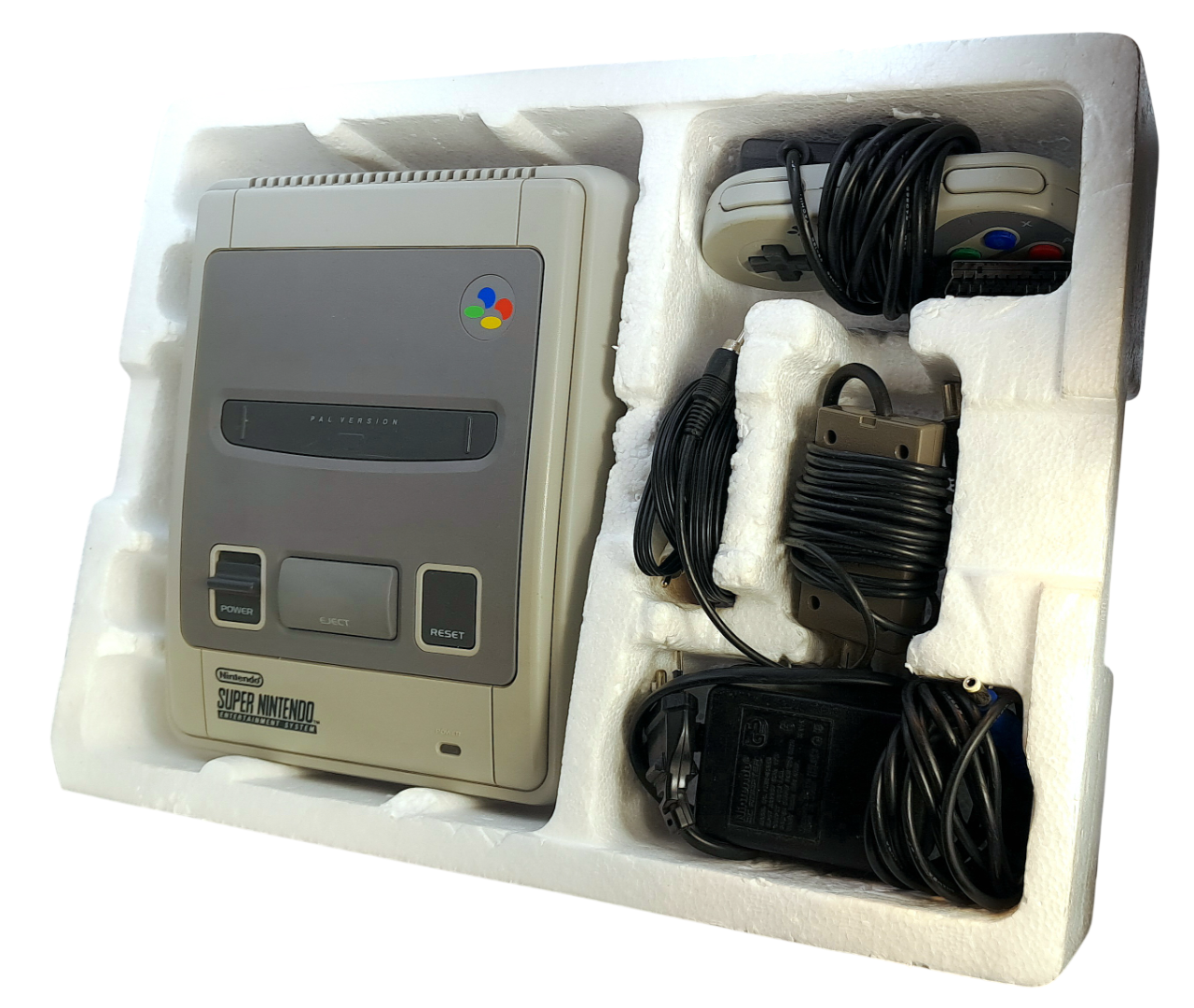 Super Nintendo Entertainment System (komplett i eske) - SNES konsoll