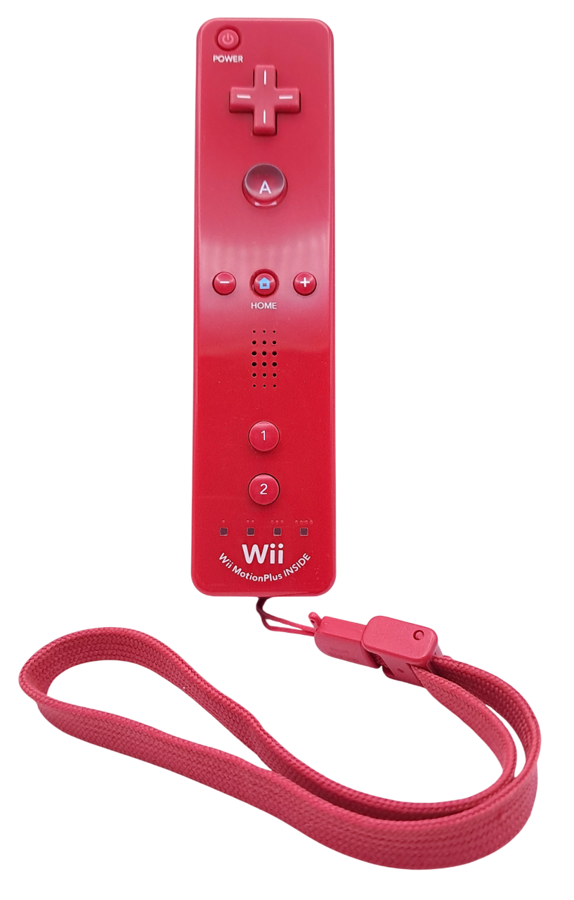 Original rød Nintendo Wii Motion plus kontroll - Nintendo wii tilbehør