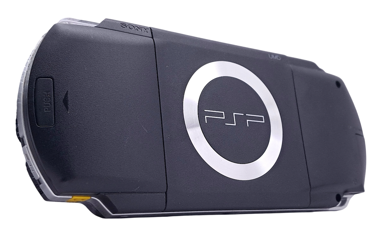 Original svart sony Playstation portable håndholdt konsoll med lader (PSP 1000)