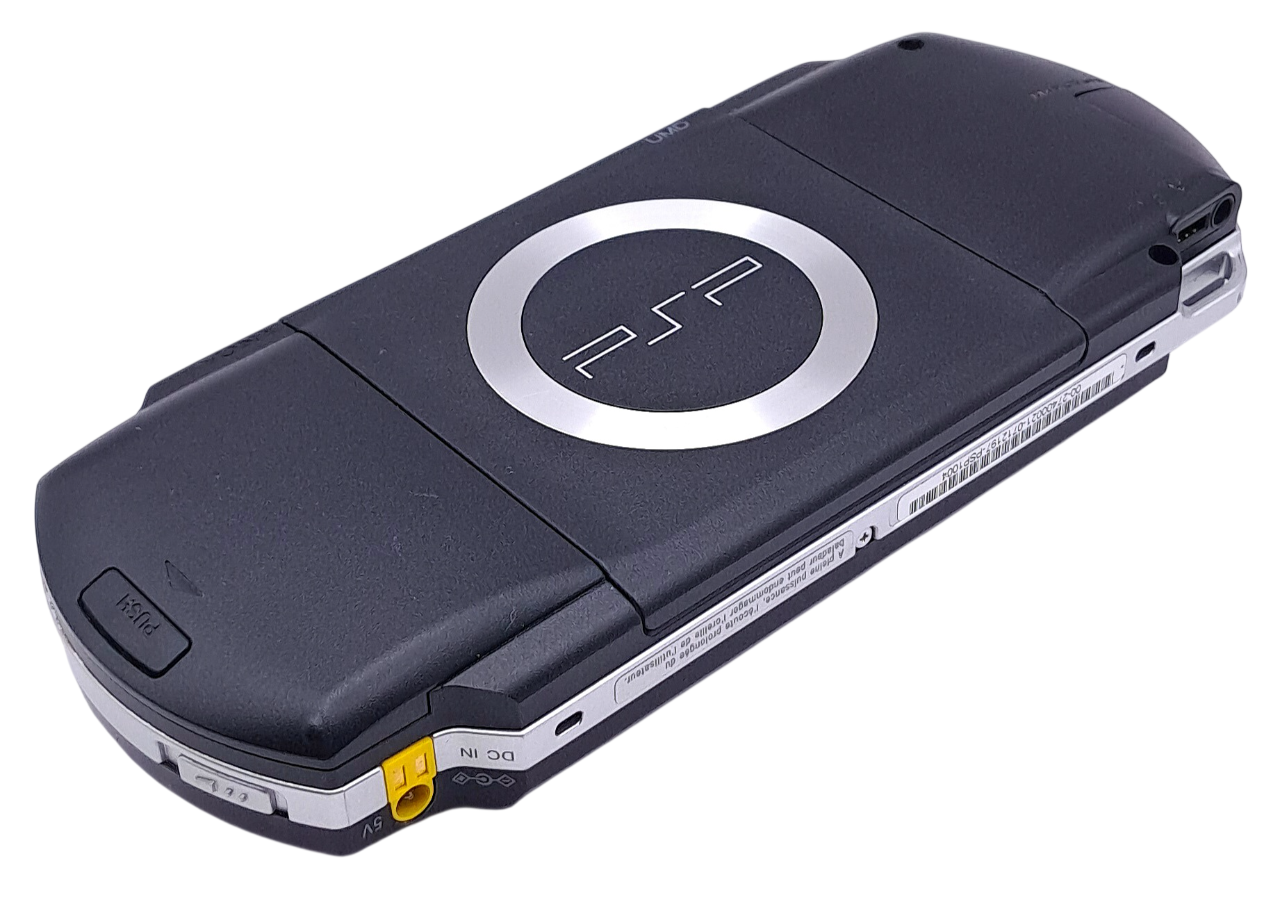 Original svart sony Playstation portable håndholdt konsoll med lader (PSP 1000)