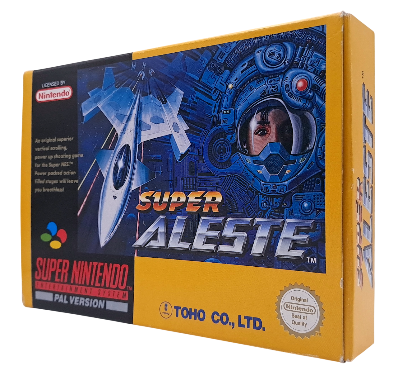 Super Aleste (Komplett i eske) - Super nintendo spill (snes)