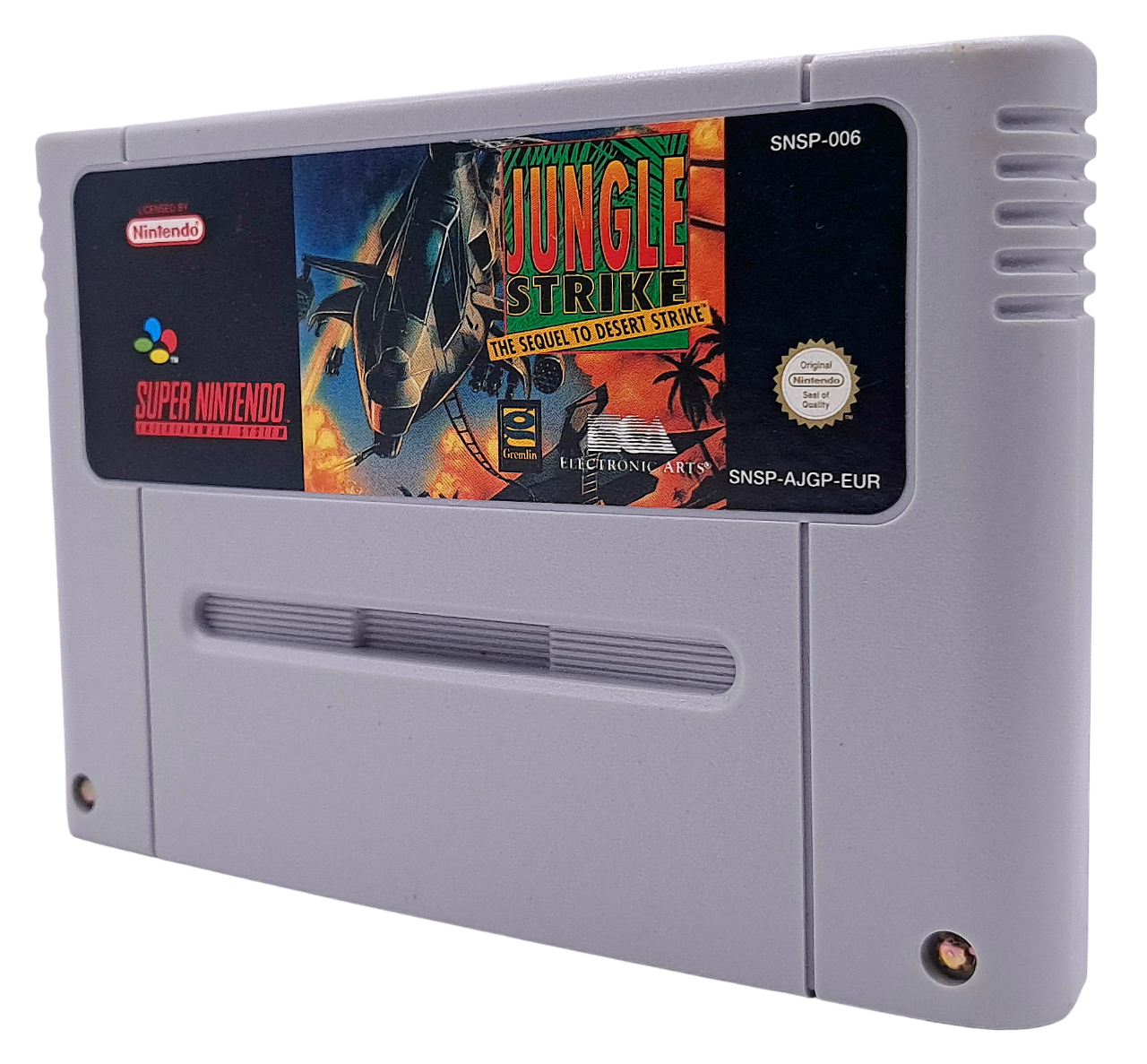 Jungle strike (i eske) - Super nintendo spill (snes)