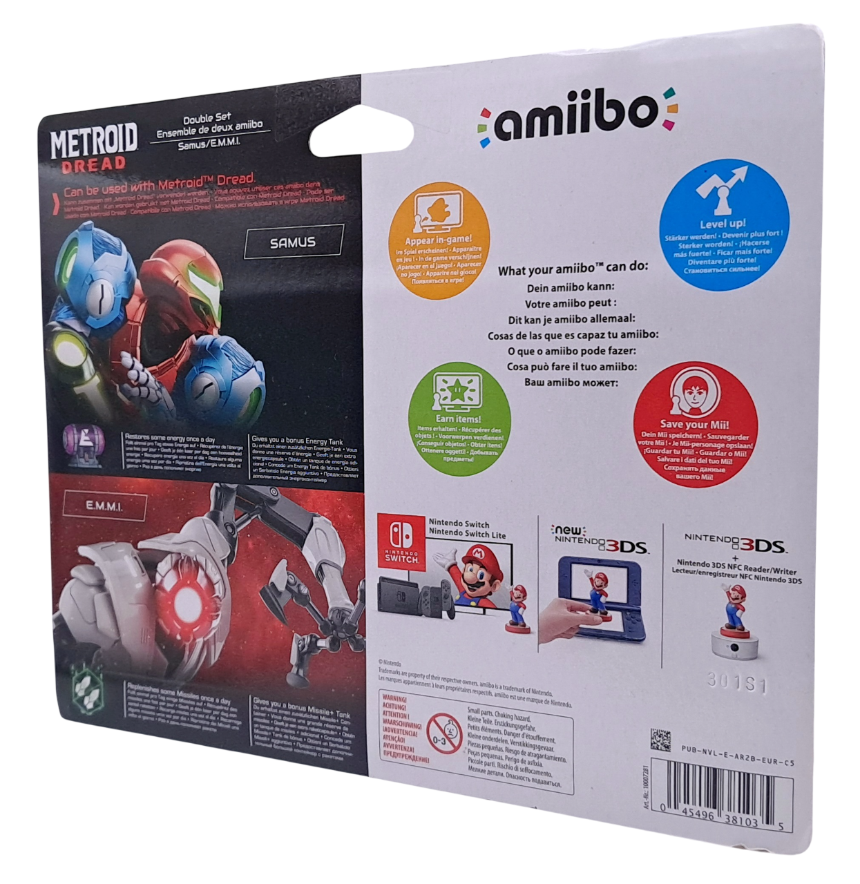 Metroid Dread amiibo – Samus & E.M.M.I. (Double Pack)