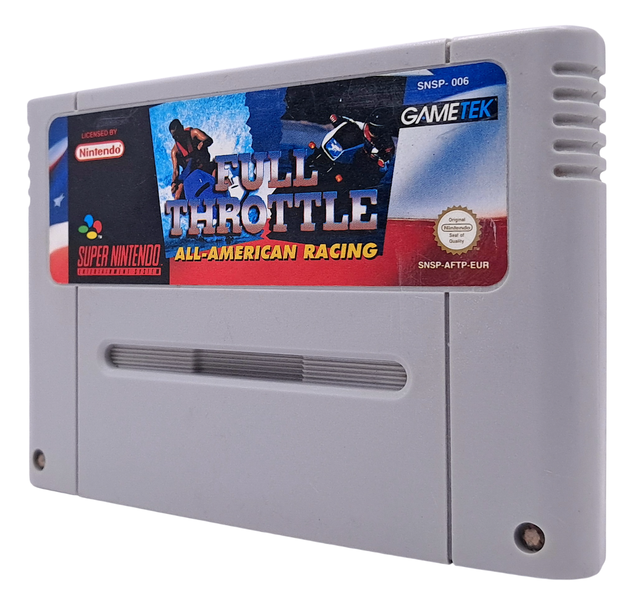 Full Throttle - All-american racing - Super nintendo spill (snes)