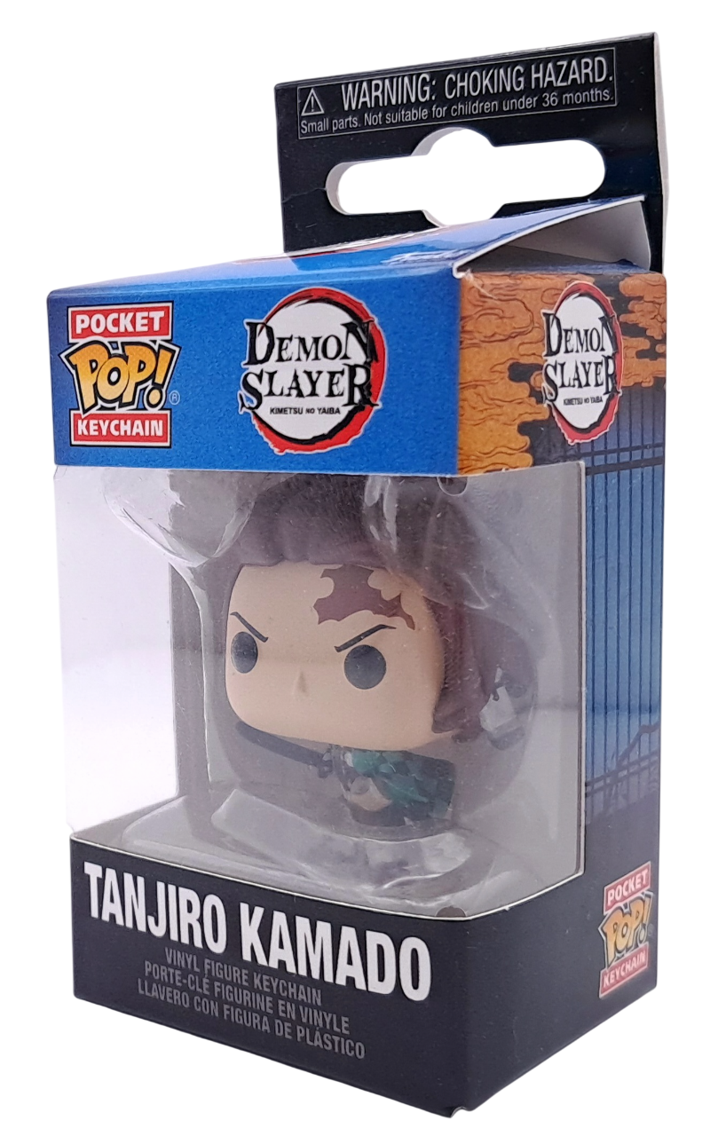 Funko Pocket Pop! Tanjiro Kamado – Demon Slayer: Kimetsu no Yaiba Vinyl nøkkelring