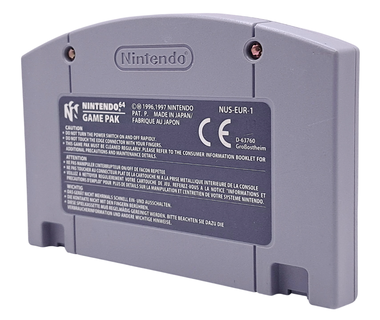 Pokemon stadium (tysk språk) – Nintendo 64 spill (N64)