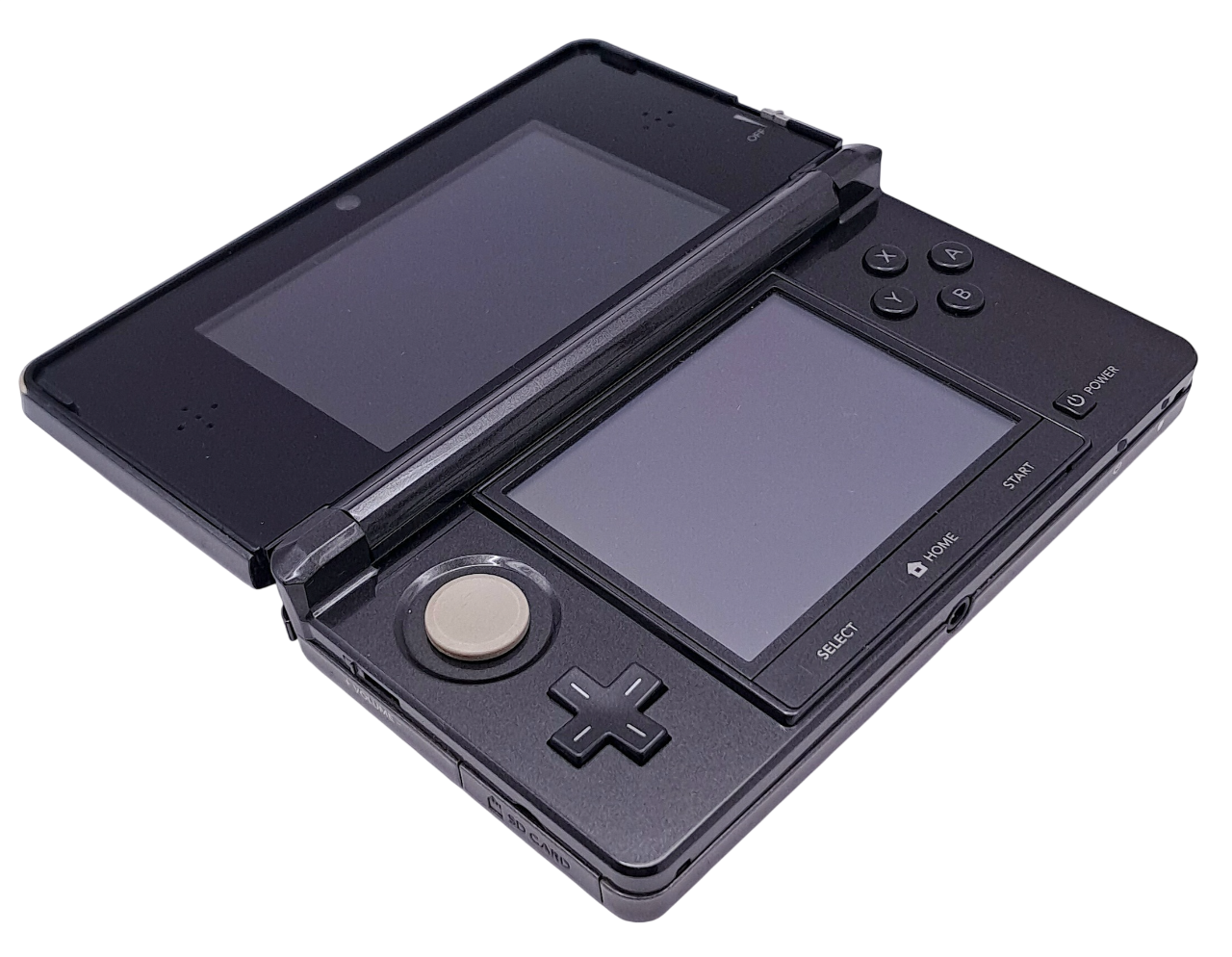 Svart Nintendo 3DS - Håndholdt konsoll med lader