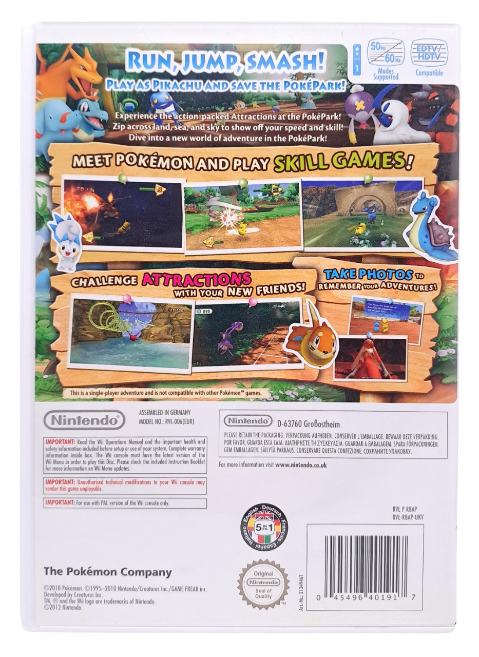 Poképark Wii - Pikachu's Adventure (Selects) - Nintendo Wii spill