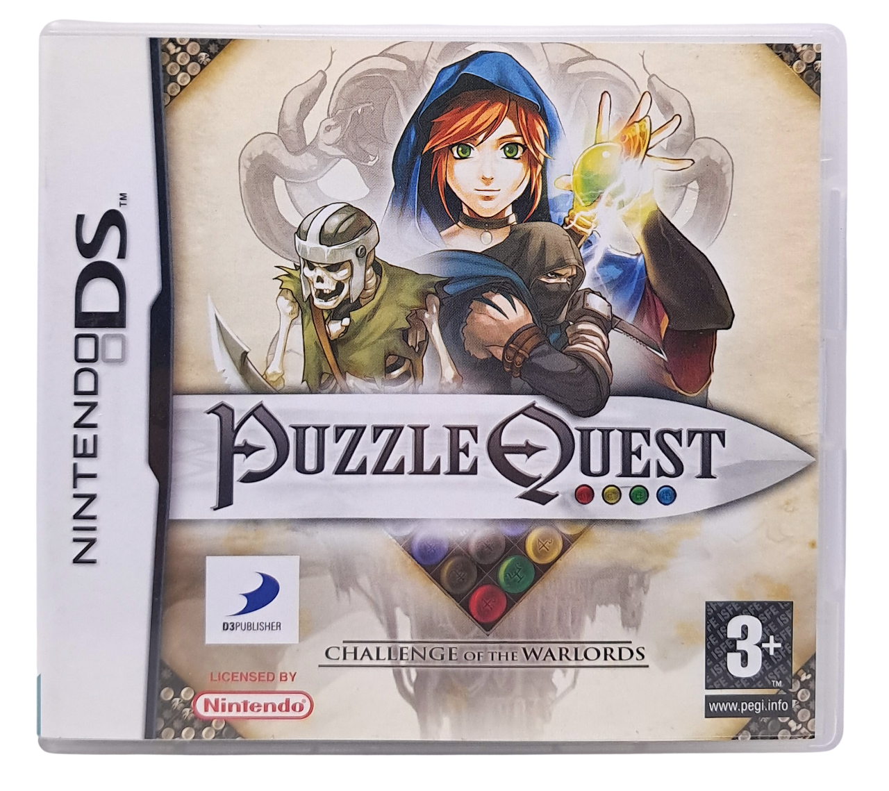 Puzzle quest - Challenge of the Warlords – Nintendo DS spill