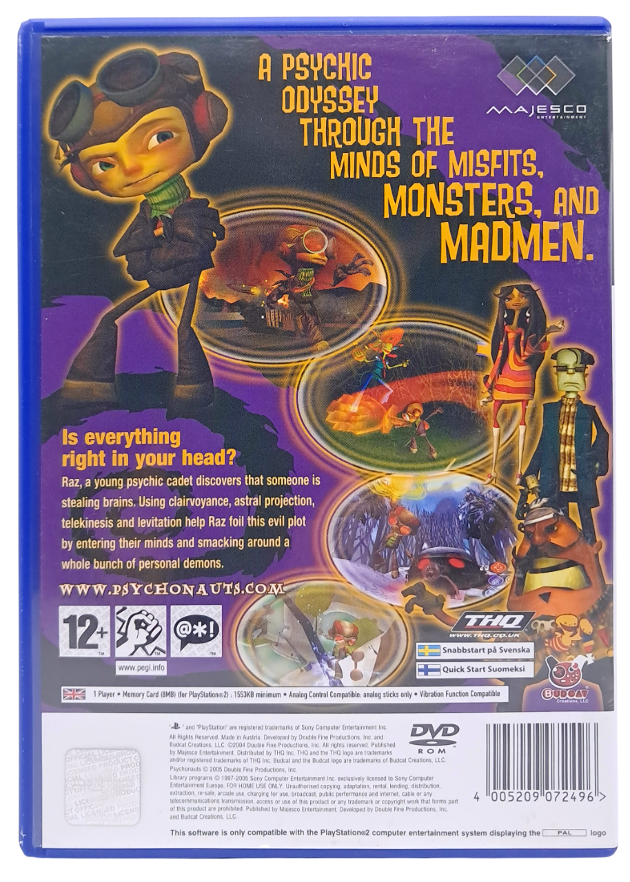 Psychonauts - Playstation 2 spill (PS2)
