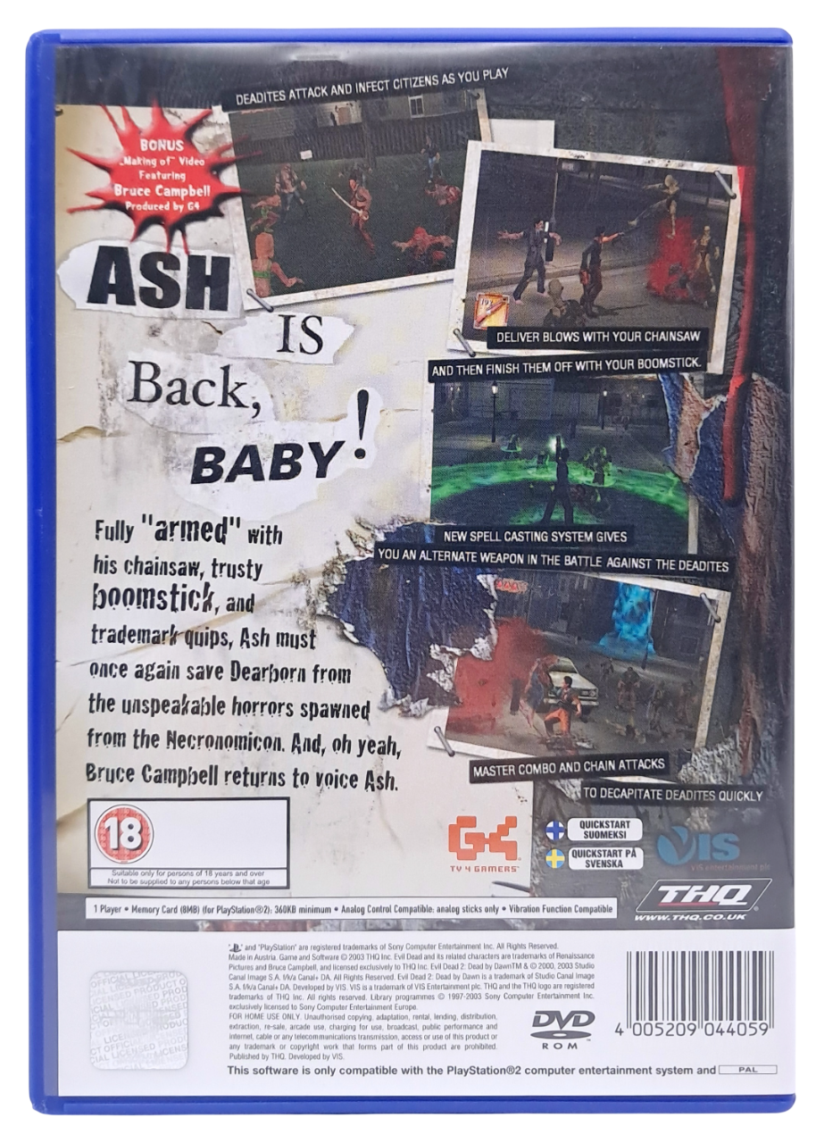 Evil dead - A fistful of boomstick - Playstation 2 spill (PS2)