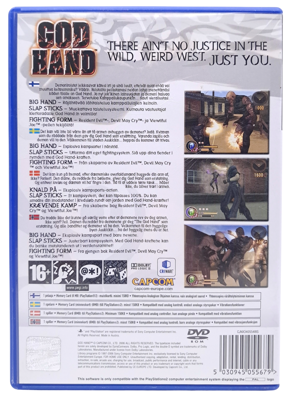 God hand - Playstation 2 spill (PS2)