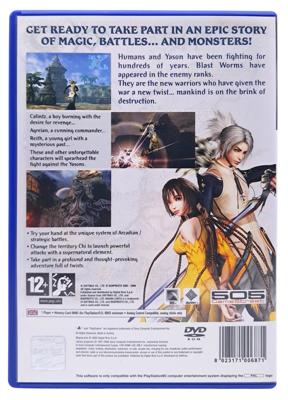 Magna Carta - Playstation 2 spill (PS2)