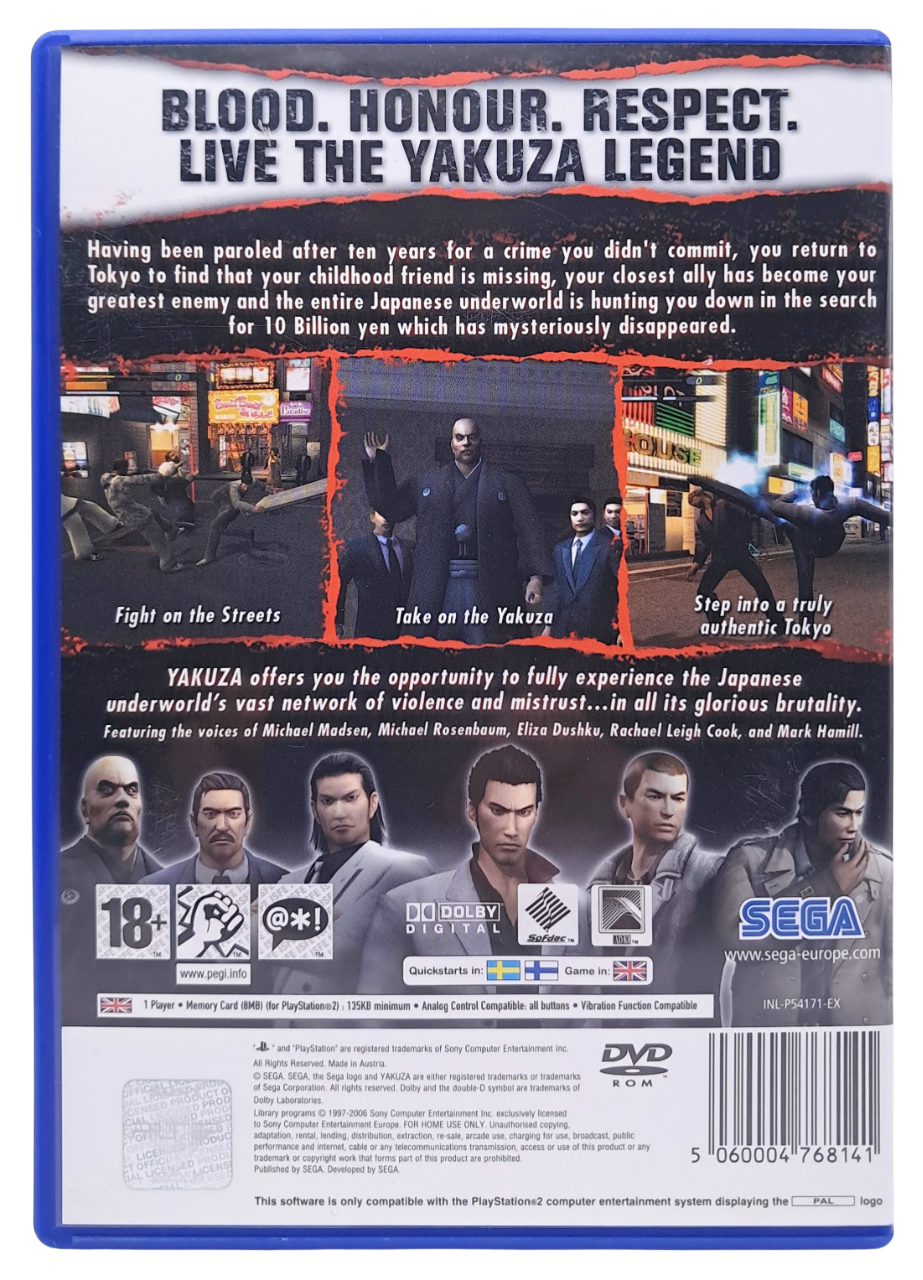 Yakuza - Playstation 2 spill (PS2)