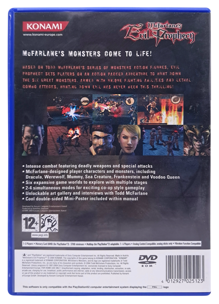 Gameplay-bilde fra Mcfarlane's Evil prophecy - Playstation 2 spill (PS2)