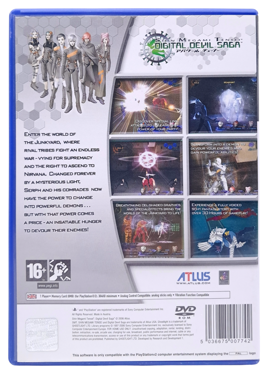 Gameplay-bilde fra Shin megami tensei - Digital devil saga - Playstation 2 spill (PS2)