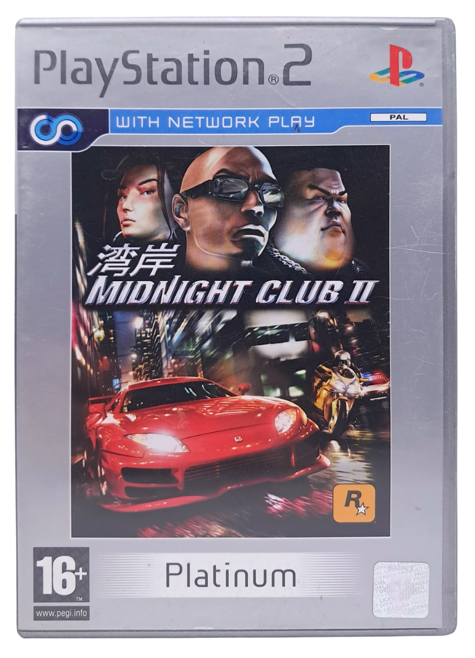 Midnight club II / 2 (platinum) - Playstation 2 spill (PS2)