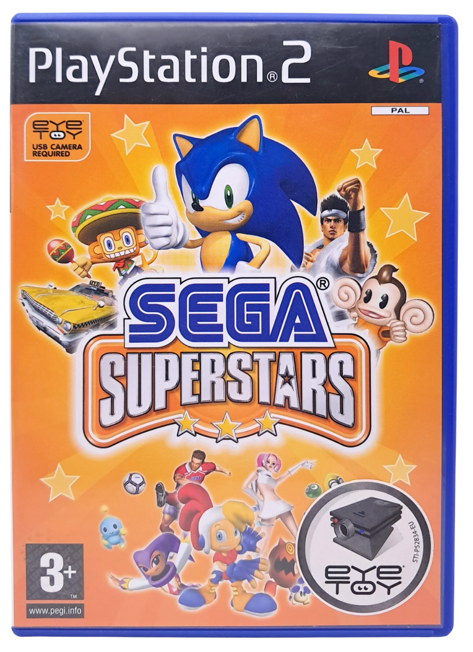 Bilde av coveret til Sega superstars - Playstation 2 spill (PS2)