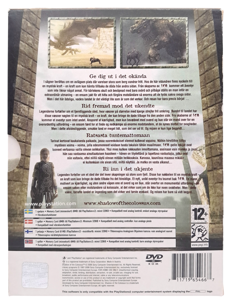 Gameplay-bilde fra Shadow of the Colossus - Playstation 2 spill (PS2)