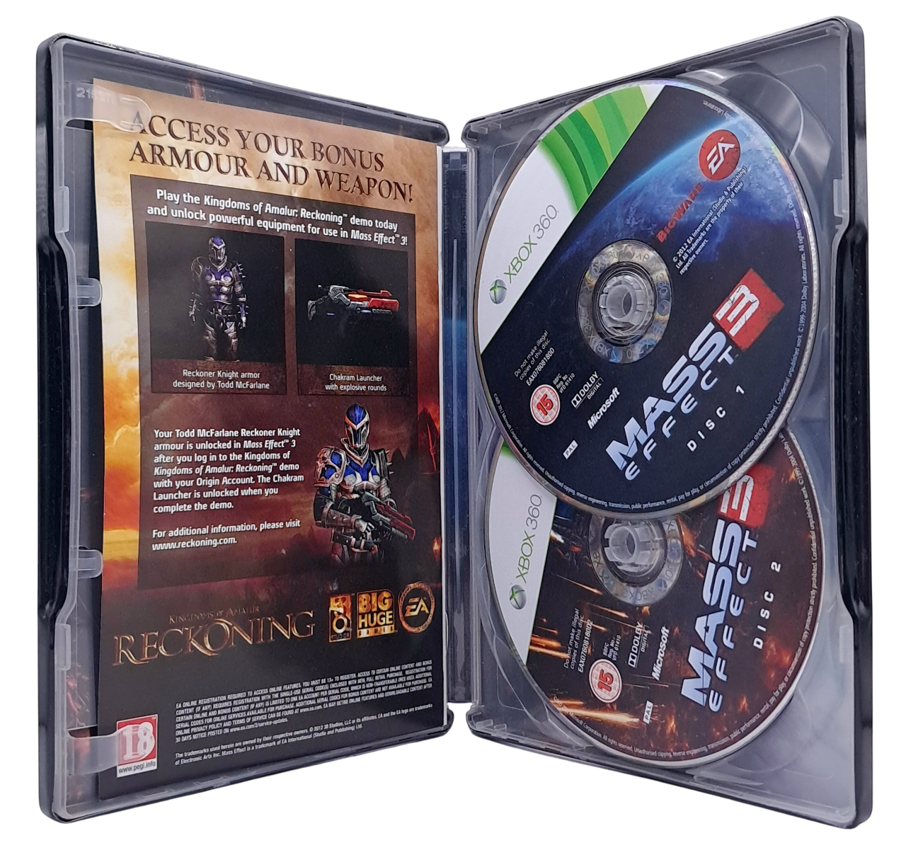 Mass effect 3 (steelbook) – Xbox 360 spill