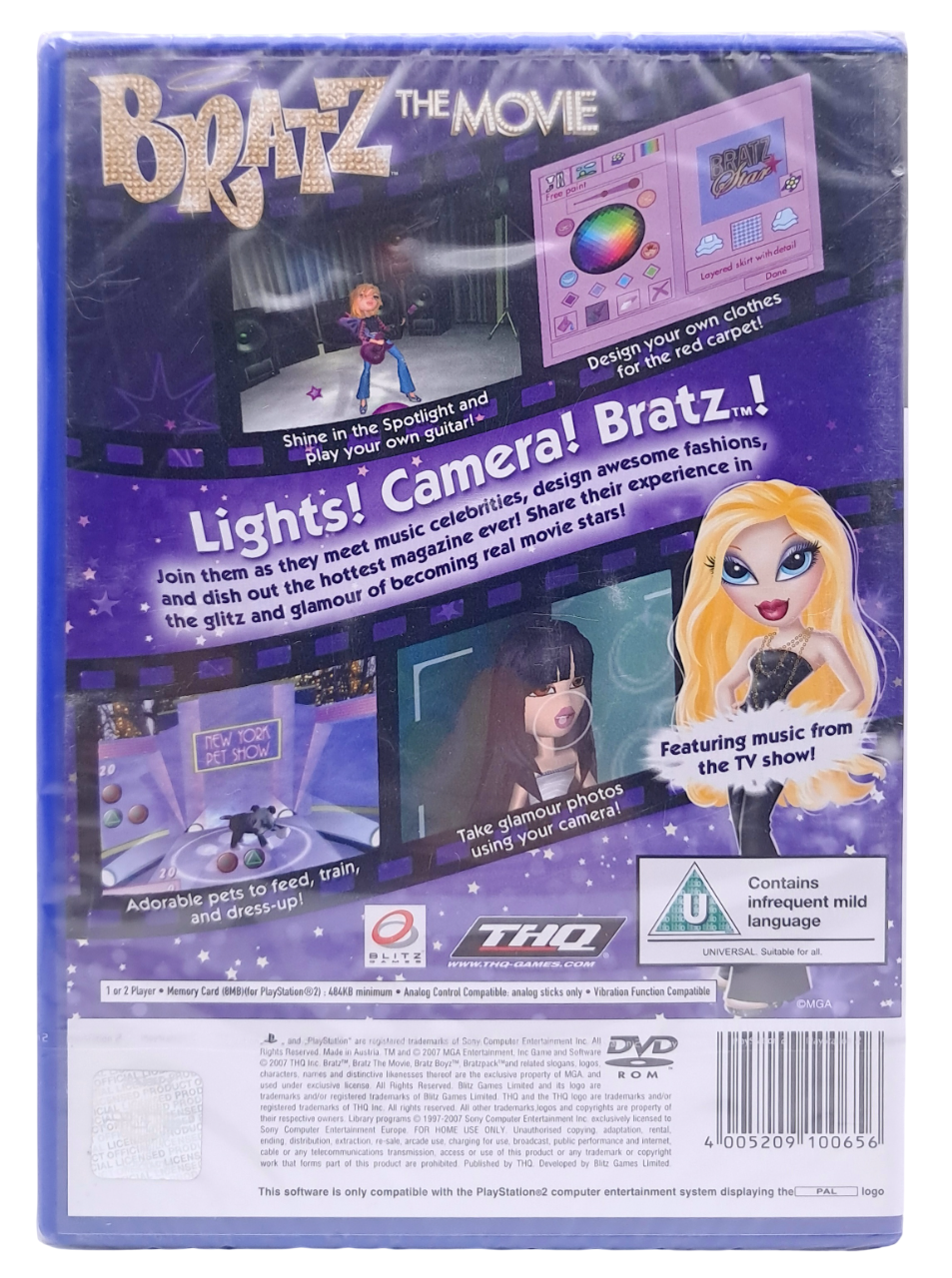 Gameplay-bilde fra Bratz - The movie - Playstation 2 spill (PS2)